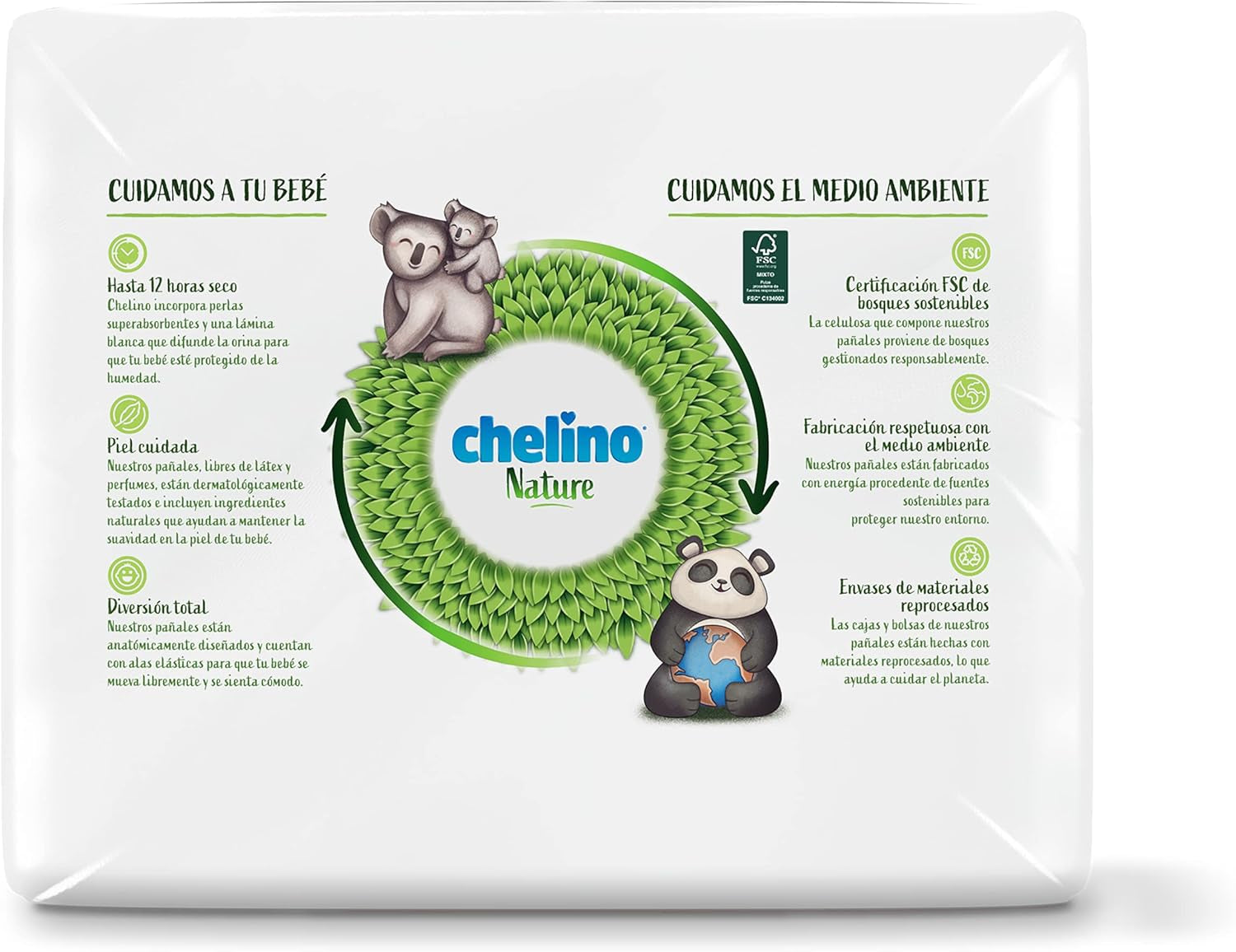 Pannolino per bambini Nature, taglia 6 (17-28 kg), 162 pannolini