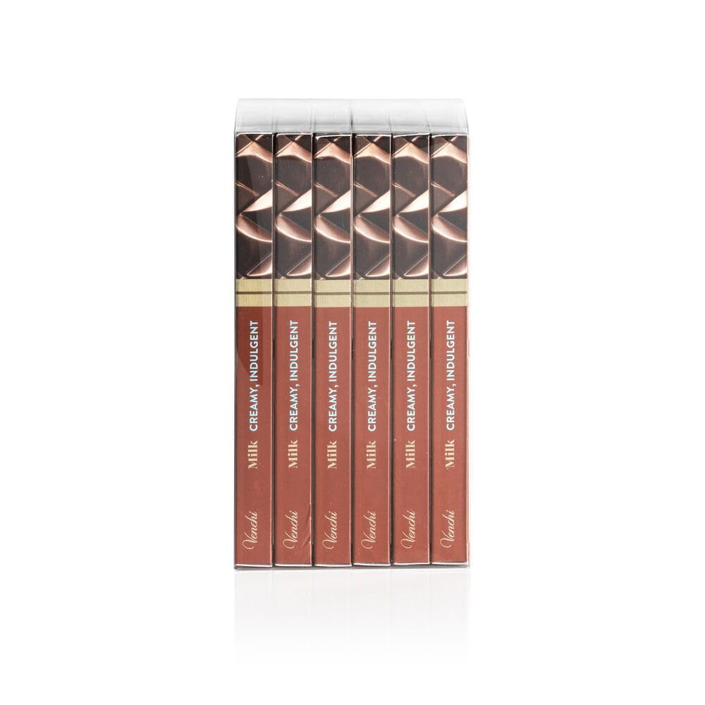Venchi - Set 6 Tavolette Di Cioccolato Al Latte Assortite, 468g - Senza Glutine - Idea Regalo