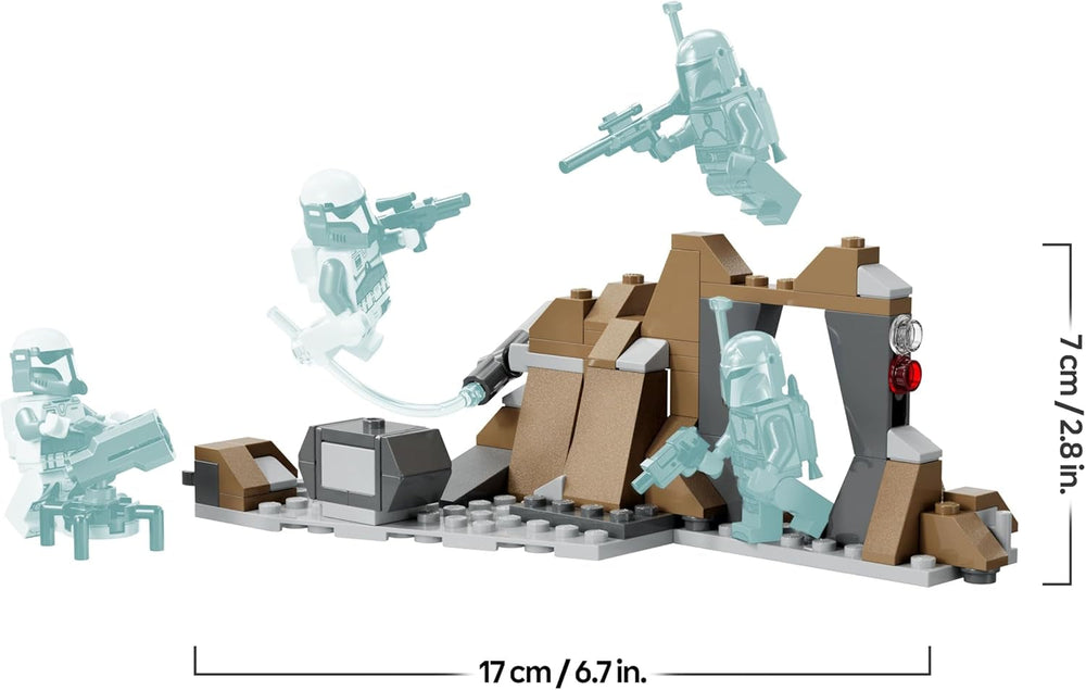 LEGO Star Wars: The Mandalorian Hinterhalt auf Mandalore Battle Pack, Abenteuer-Bauspielzeug für Kinder, Action-Spielset zum Sammeln, Geschenkidee für Jungen und Mädchen 75373