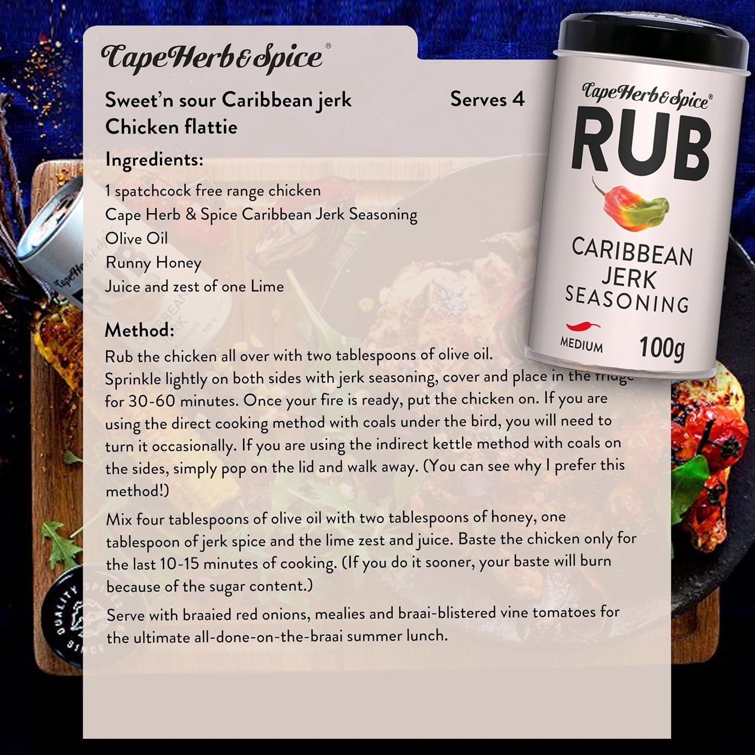 Rub Caribbean Jerk, 100 g