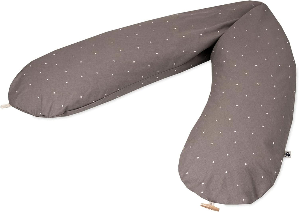 Julius Zöllner Cuscino allattamento biologico 190 cm, imbottitura 42 litri Microsfere Eps, made in Germany Accessori Alimentazione e Allattamento Baby Naty Shop Wild Dots