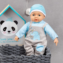 Bayer Design 84676AA Puppenkleidung, Puppenoutfit 40-46 cm, mehrteilige Puppenanziehsachen, Puppenzubehör