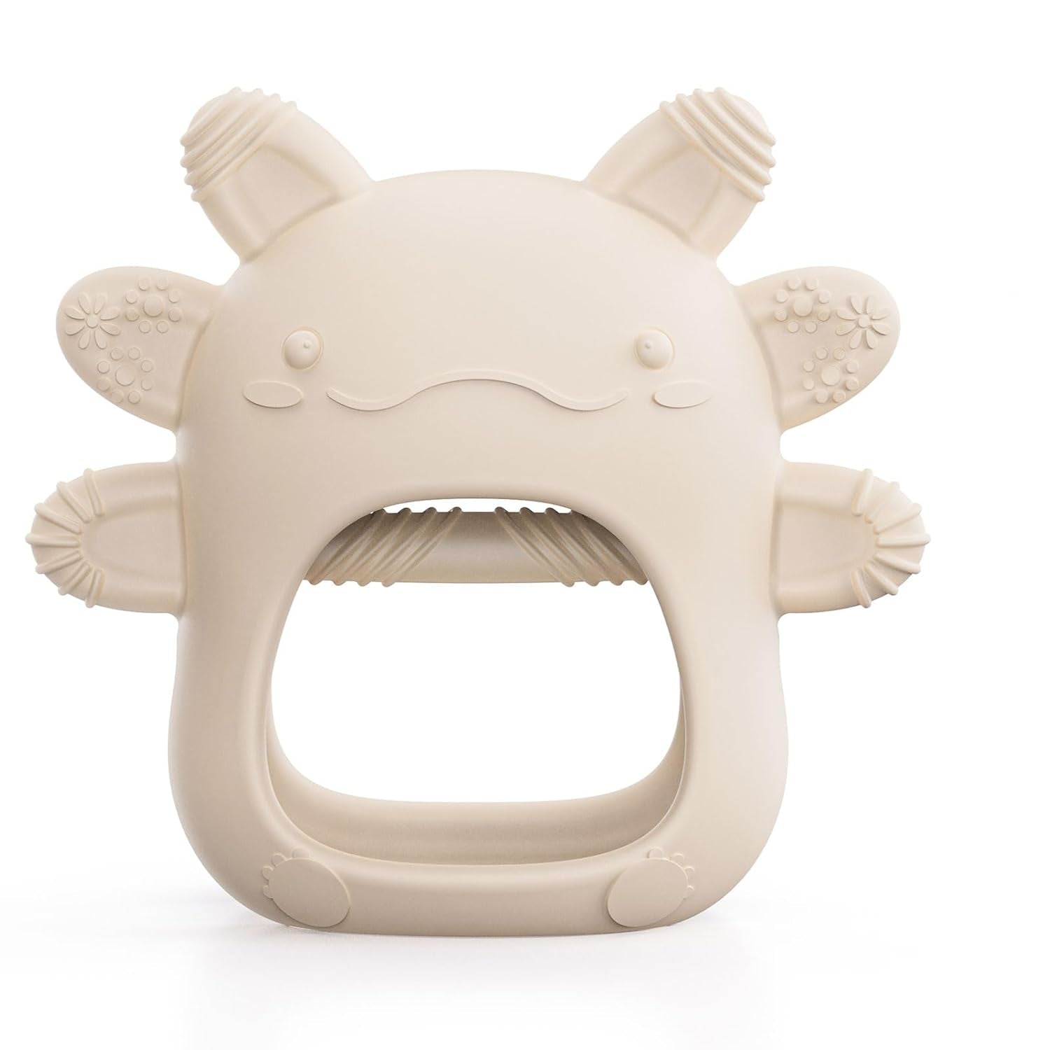 Inel de dentiție pentru bebeluși akolik, jucărie și ajutor pentru dentiție pentru 0, 3, 6 și 9 luni, inel de dentiție fără BPA pentru bebeluși, mănuși de dentiție, cadouri sigure pentru alimente pentru nou-născuți