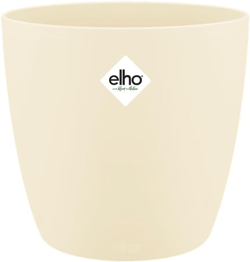 elho Brussels Round 18 - Ghiveci de flori de interior - Ø 18,3 x H 16,8 cm - Negru/Antracit