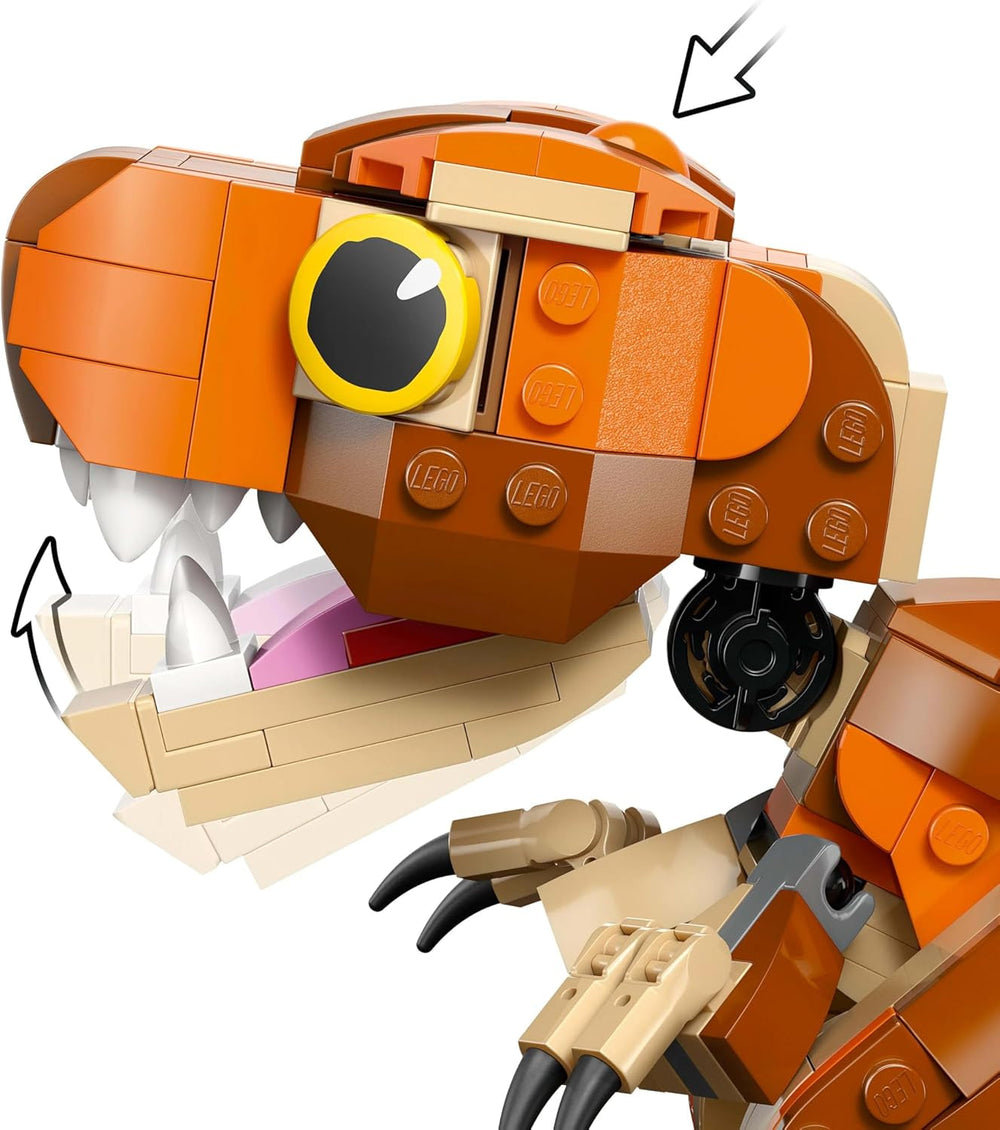 LEGO Jurassic World Little Eatie: T.Rex Giocattolo da costruzione per ragazzi e ragazze Set da costruzione dinosauro di 7 anni Modello regalo per bambini con bocca, testa e coda mobili 76967 Set da costruzione Besuche den LEGO-Store