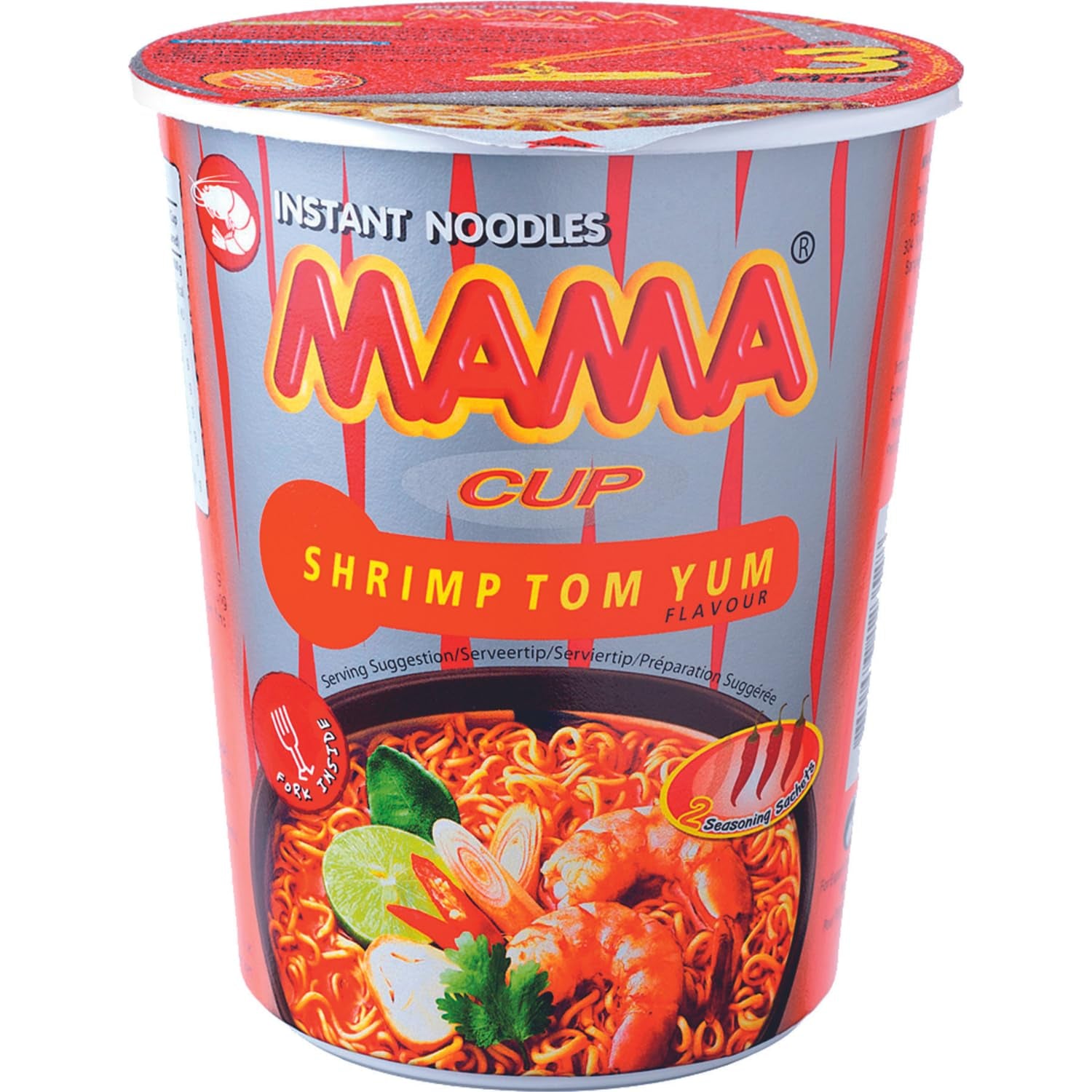 MAMA - Noodles Istantanei con Pollo - Confezione multipla (30 X 55 GR)