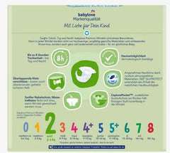 Pannolini premium taglia 2, mini, 3-6 kg, 42 pezzi