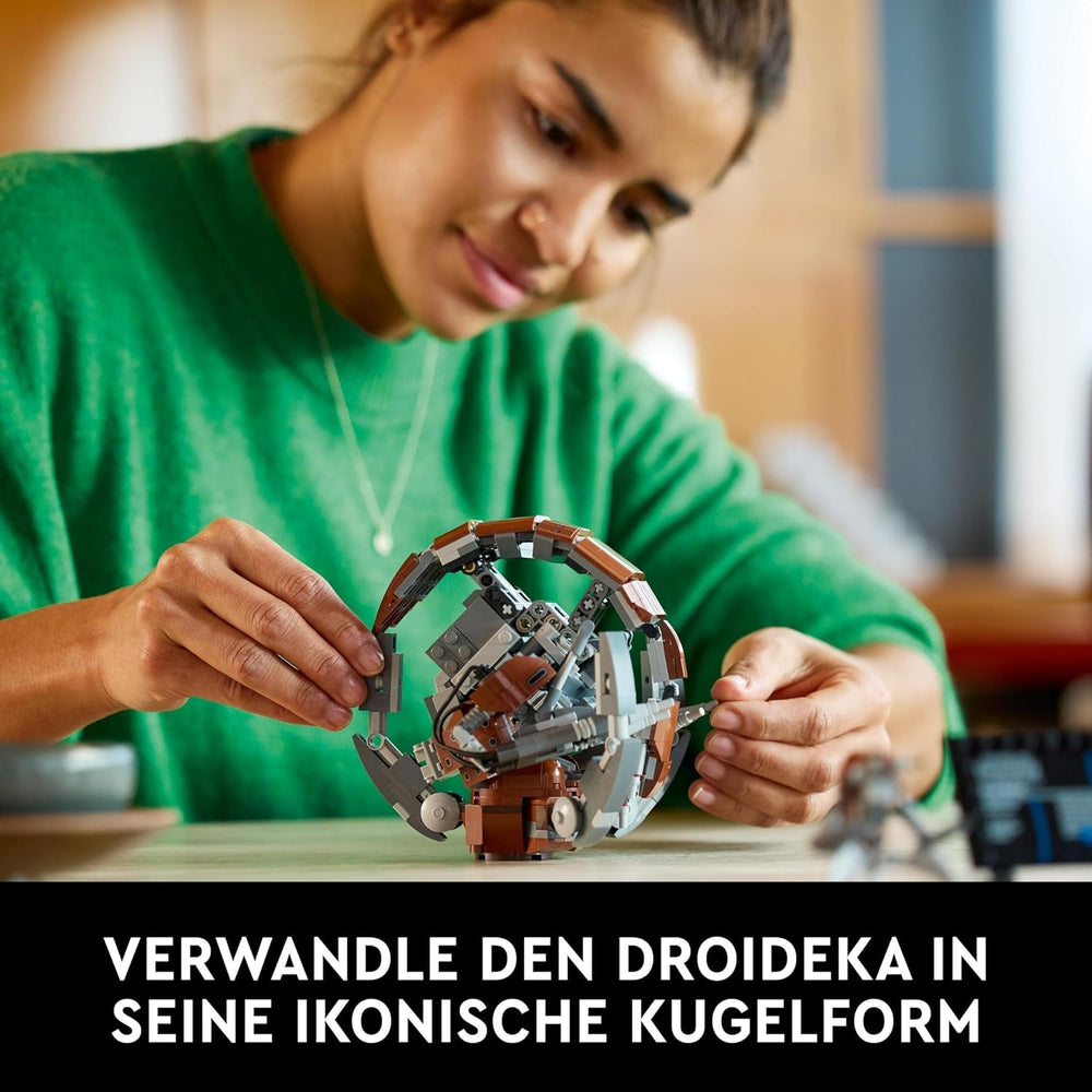 LEGO Star Wars Set Droideka, Kit modello droide per adulti, Decorazione da scrivania, da collezione, Idea regalo per uomini e donne 75381 Set da costruzione Besuche den LEGO-Store