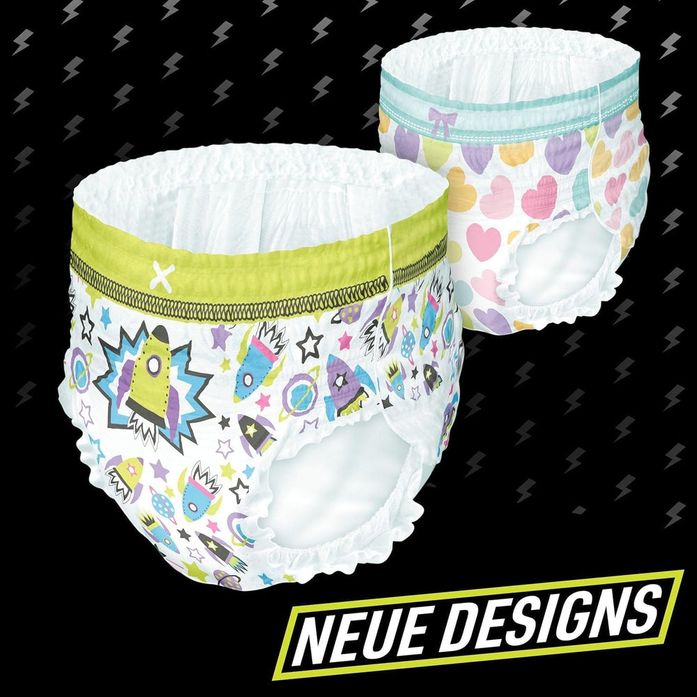 Pantaloni del pigiama dell'astronave, pantaloni da notte assorbenti in confezione da 10, 7 anni, 17 kg-30 kg, protezione dalle perdite per tutta la notte