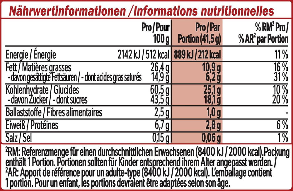 Barrette di cioccolato classiche Nestlé, barrette di wafer croccanti al cioccolato al latte, confezione da 48 (24 x 41,5 g)