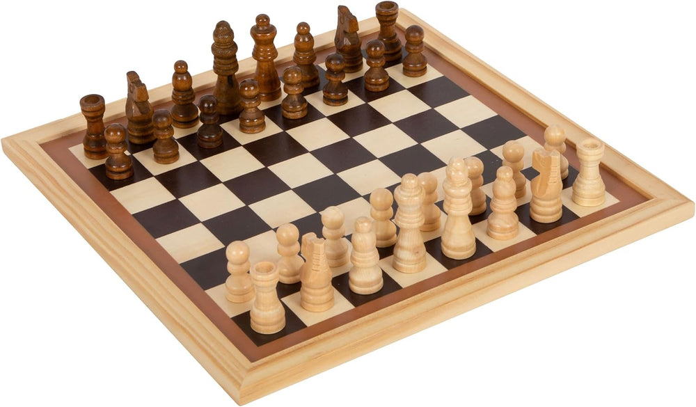 Collezione di giochi Small Foot, 7 giochi classici in legno, giochi da tavolo per tutta la famiglia, dai 6 anni in su, 12322