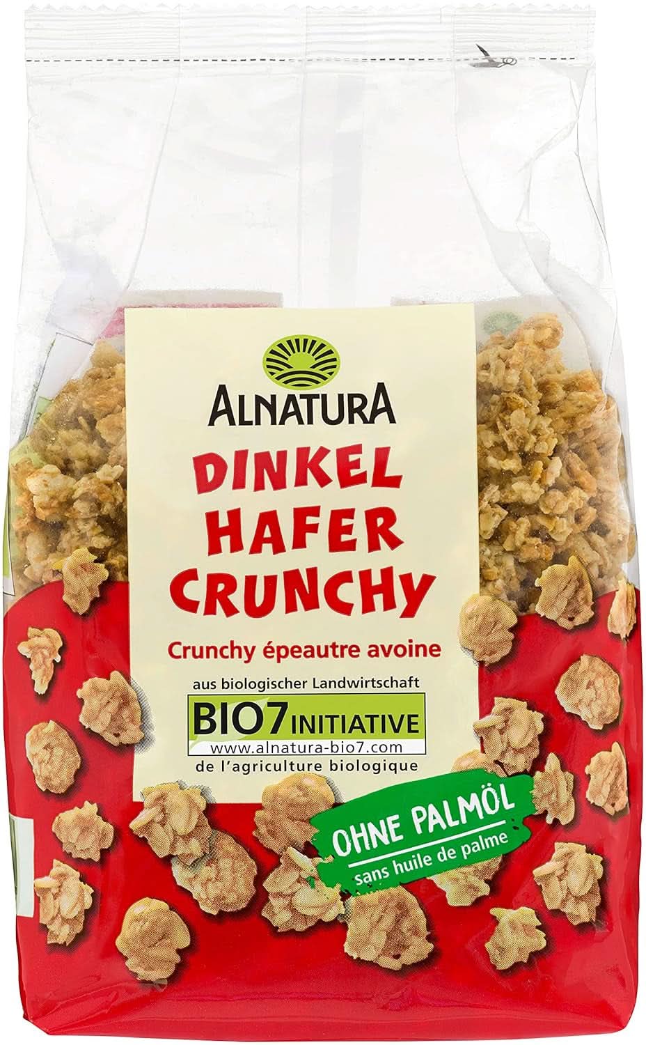 Fiocchi e Avena Croccanti Biologici, 375 grammi Naty Shop Cereals 375 grammi Senza Olio di Palma