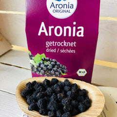 Aronia ORIGINAL, Frutti di aronia disidratati, senza conservanti, senza zuccheri aggiunti, 500 grammi Prodotti disidratati Naty Shop