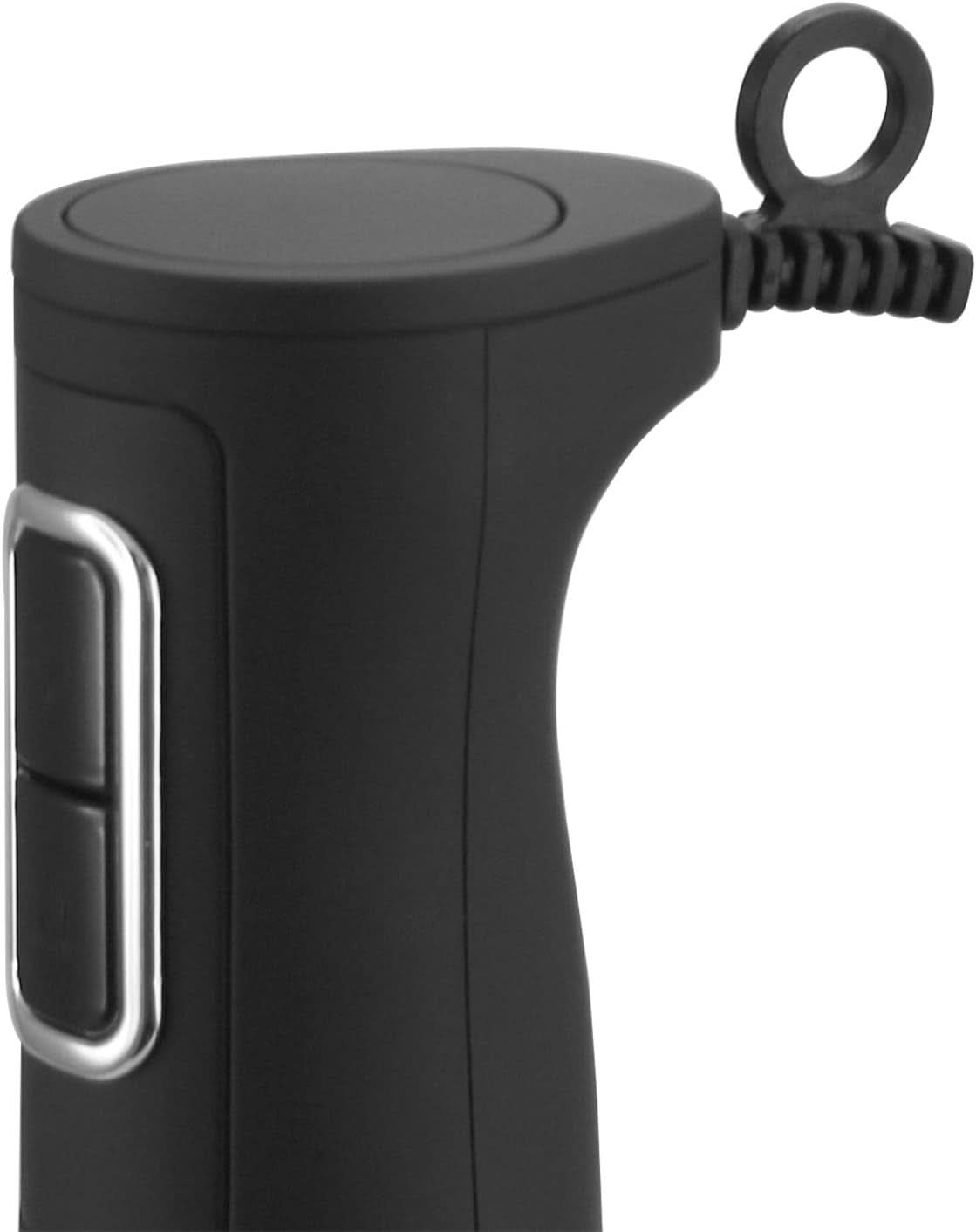 Emerio HB-111446 Robot da cucina, TESTSIEGER Preis/Leistung, Gummierter Rutschfester Griff, Edelstahl, Bpa-Frei, Schwarz, 250W Cucina Naty Shop