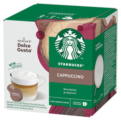 STARBUCKS Cappuccino by Nescafé Dolce Gusto Kaffeekapseln 6 x 12 (72 Kapseln)