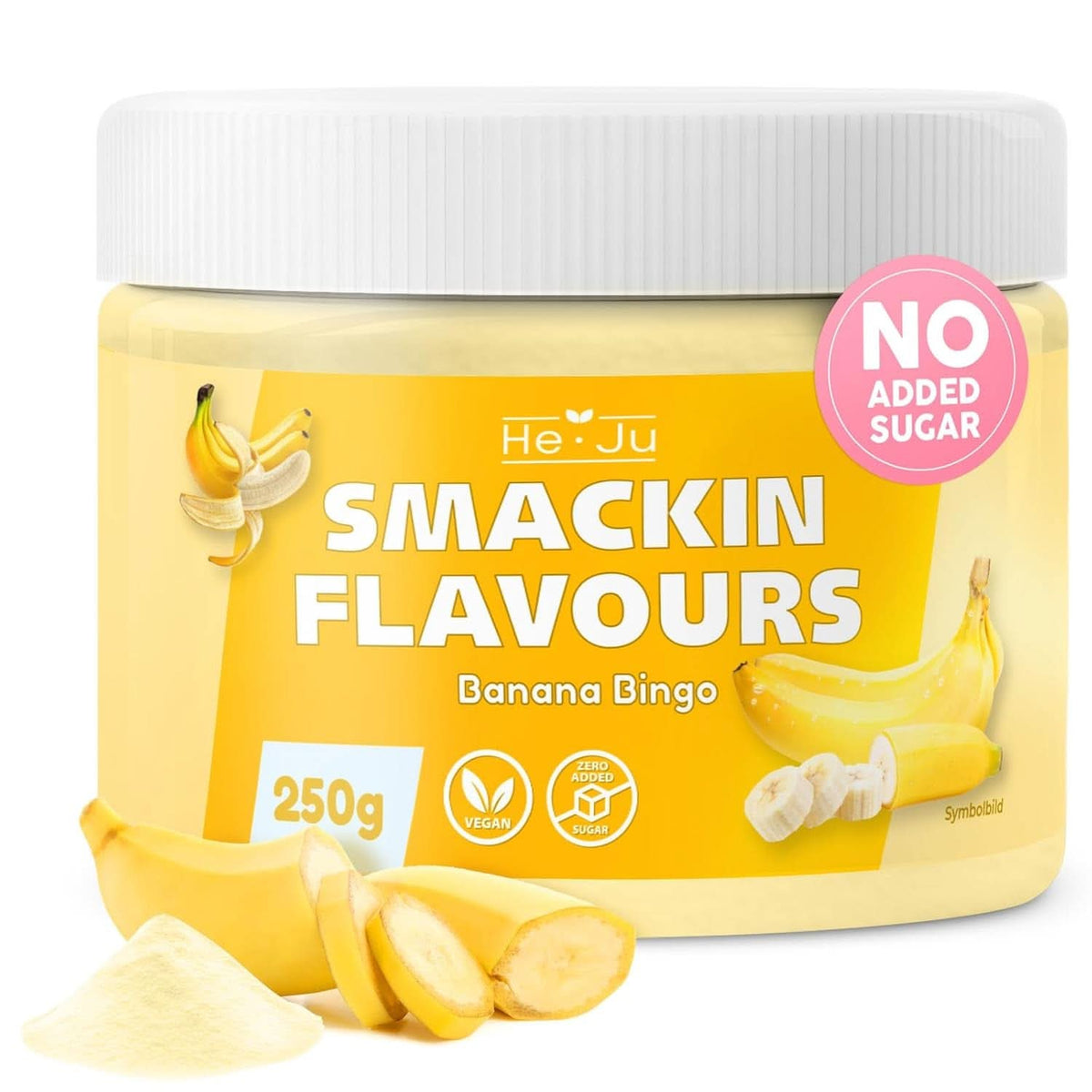 He-Ju, Polvere al gusto di banana, 250 grammi Aromas Naty Shop