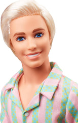 Barbie the Movie - Doll Movies Fans, Ken Doll, păpușă de colecție cu placă de surf și adidași, corp mobil, păr blond platinat, potrivită ca cadou pentru copii de la 3 ani, HPJ97 Papusi Naty Shop