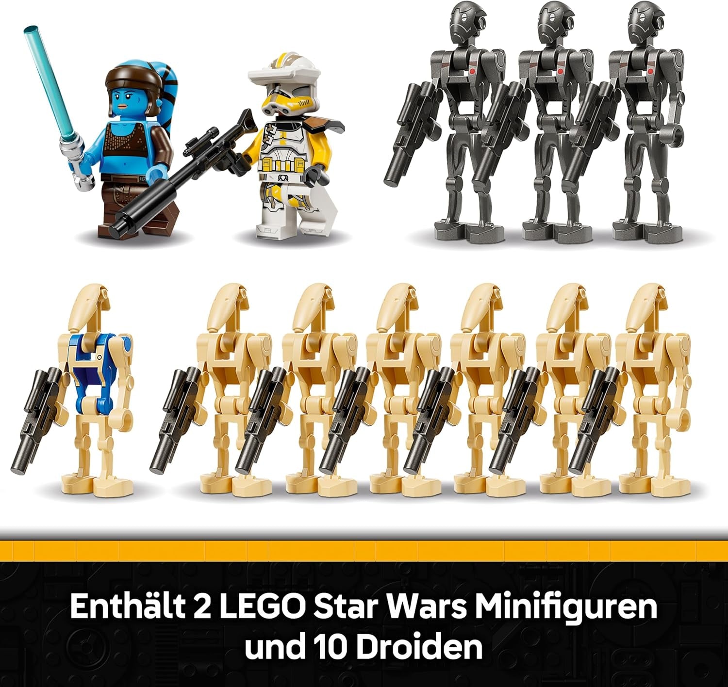 LEGO Star Wars: The Clone Wars MTT der Separatisten in der Schlacht von Felucia - Spielzeug mit Lichtschwert - Kinder Geschenk für Jungen und Mädchen - Modellbau zum Ausstellen und Sammeln - 75435