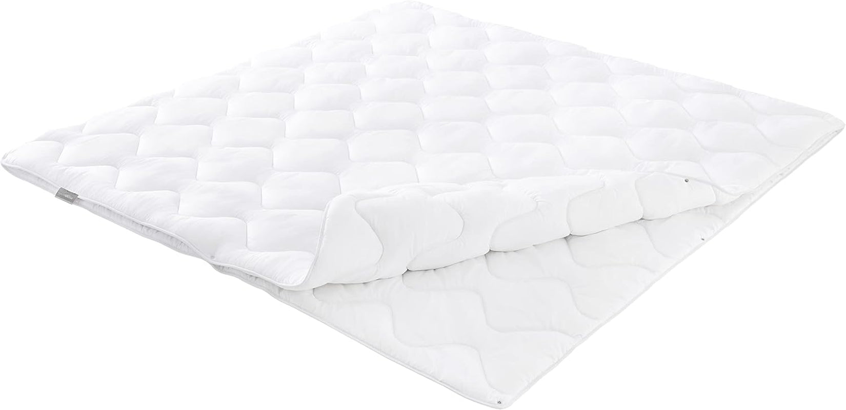 Coperta basic Traumnacht 4 stagioni, Per ogni stagione, Con comoda fodera in morbida microfibra 135 X 200 Cm, Bianco, Certificato Oeko Tex, Sviluppata in Germania Piumini e trapunte Naty Shop 4 stagioni 135 X 200 Cm
