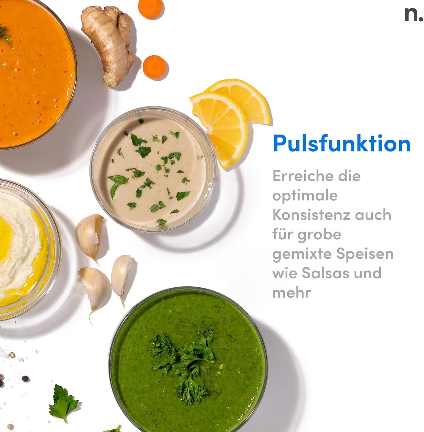 Nutribullet Personal Blender, Der Leistungsstärkste Mixer Für Eine Portion, 1000 Watt und Leiser Motor, 900 Ml Becher Aus Tritan Renew, Leuchtende Touch Bedienknöpfe, Dunkel Grau Bucatarie Naty Shop