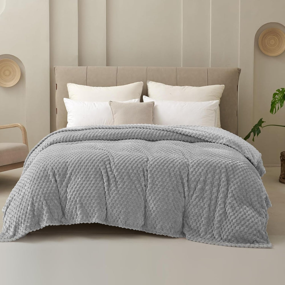 Good Nite Coperta Comfort Coperta Soffice 150 X 200 cm Copriletto in Morbida Microfibra Coperta per Divano Coperta Comfort Calda Coperta in Pile per Divano e Letto Camera da Letto Ufficio Grigio Good Nite Letti e Coperte