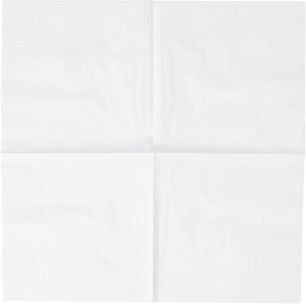 Șervețel, hârtie, alb, 33 cm, 250