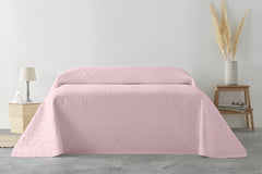 LISO - Copriletto per 105 cm - Copriletto Bouti - Primavera ed Estate - 200X260 cm - Letti e coperte rosa Besuche den Degrees home-Store