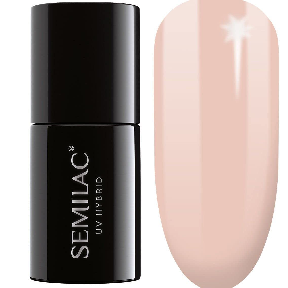 Semilac UV Nagellack Hybrid 404 Black Beans Muffin 7ml Kollektion Tastes of Fall
