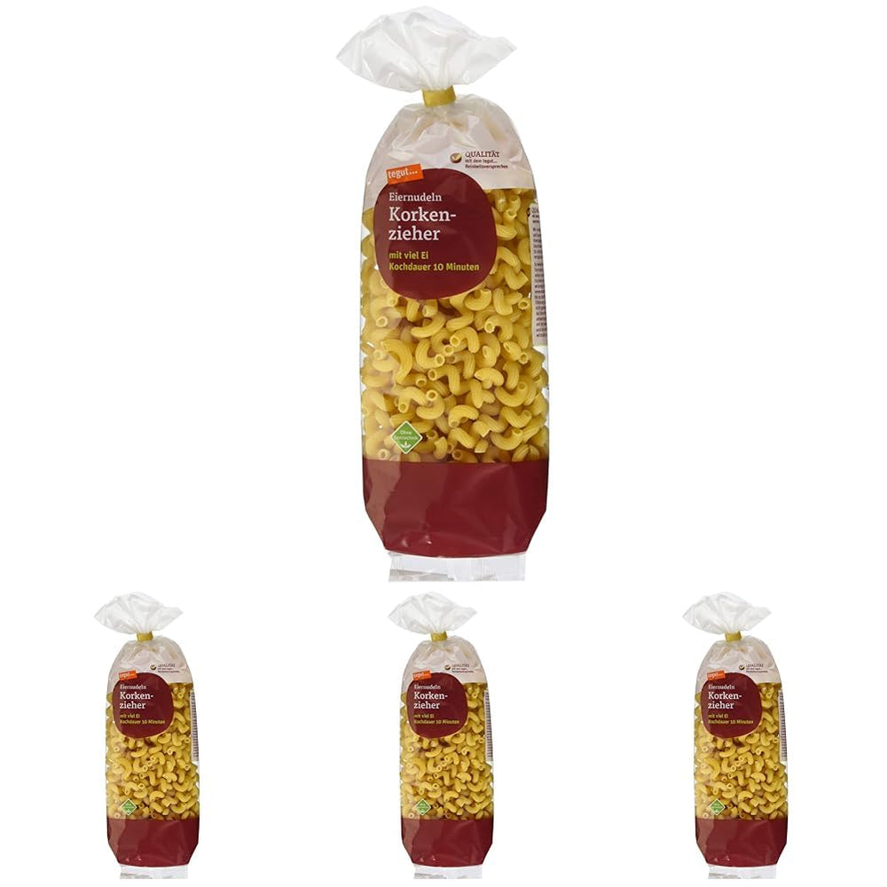 tegut... Tagliatelle all'uovo, cavatappi, 1 x 500 g