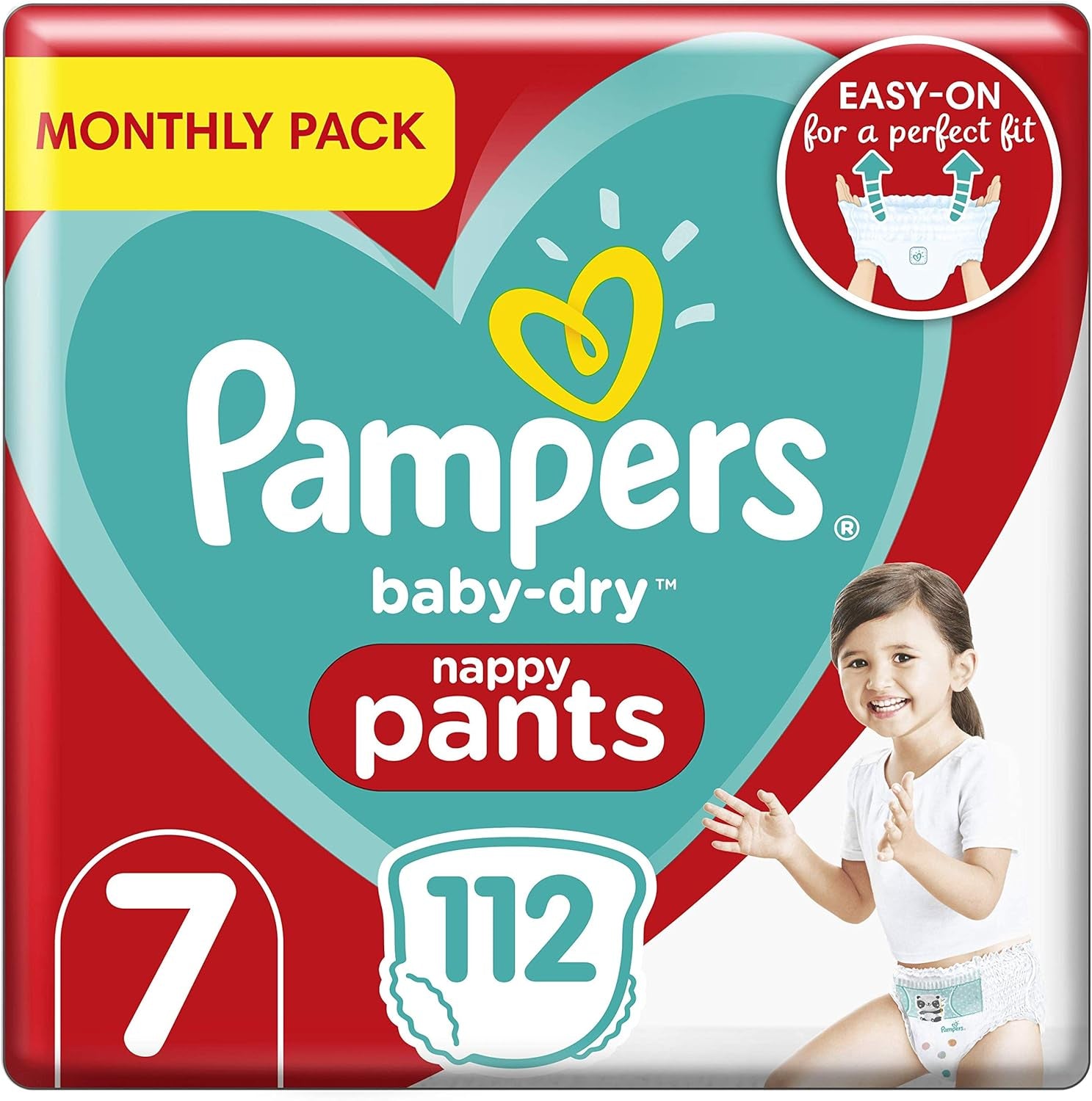 Pampers (vecchia versione), mutandine, taglia 4, 9 kg-15 kg, confezione da tre (1 x 88 pannolini)