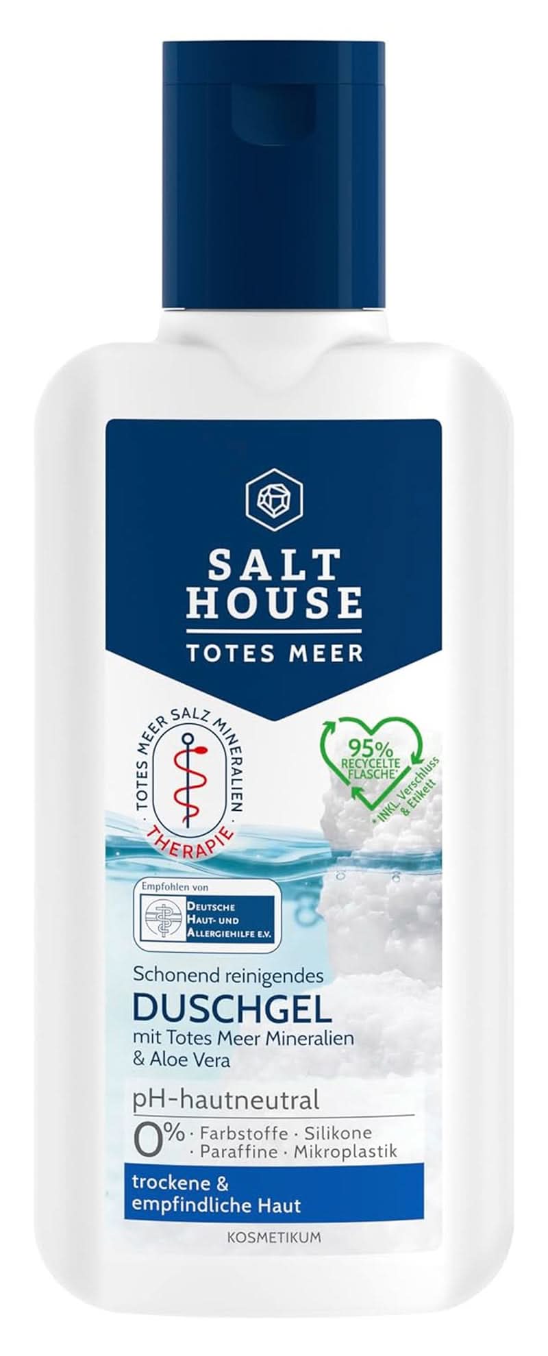 Salthouse Dead Sea Therapy, gel doccia con aloe vera, doccia e bagno Naty Shop da 250 ml