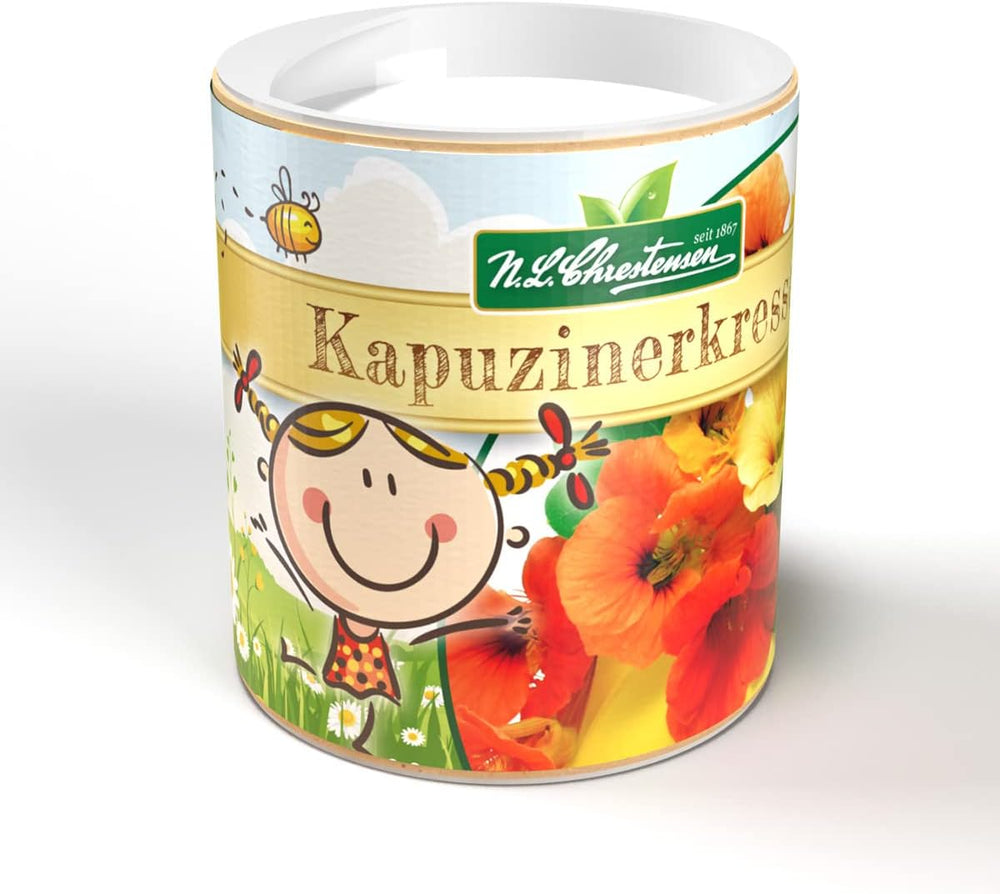 Semi di calendula Chrestensen Colourful Mix - Semi impollinati gratis 30g per ca. 25m² - Scuotitore per bambini da giardino