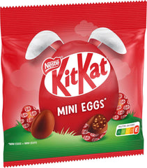 NESTLÉ Mini Eggs, ovetti di cioccolato al latte con ripieno cremoso e pezzetti croccanti, 1 confezione (1 x 89g)