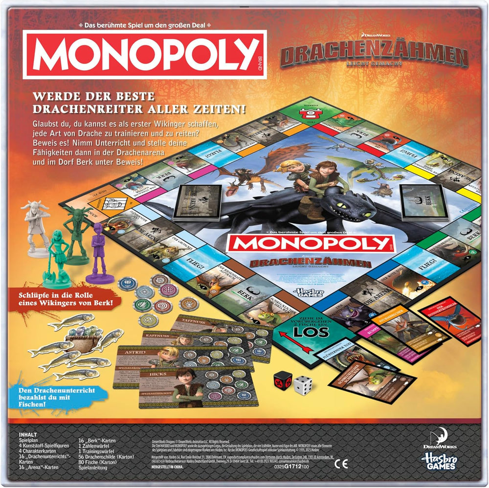 Gioco da tavolo DreamWorks Dragon Trainer - Versione tedesca
