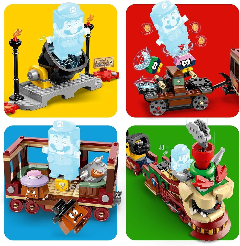 LEGO Super Mario Express Il treno Bowser per bambini Playset avventura con Hammer Brother 2 Gumbas e 2 parapunture Regalo Nintendo per ragazzi e ragazze Giocatori 71437 Set da costruzione Acquista dal negozio LEGO