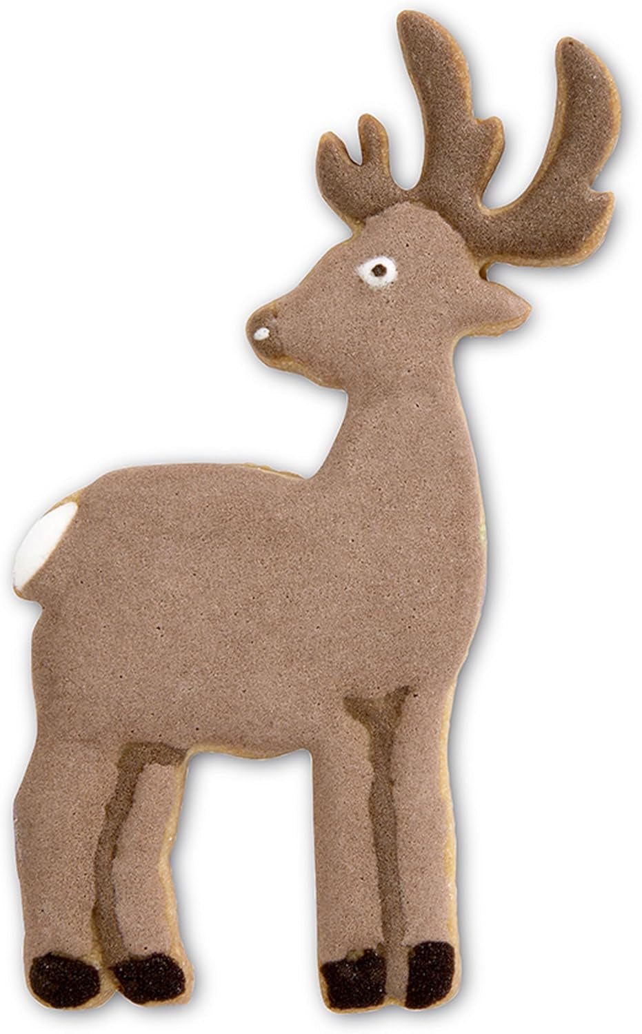 Formă de biscuiți Städter în formă de cerb, oțel inoxidabil, argintiu, 11 x 11 x 3 cm, 1 unitate