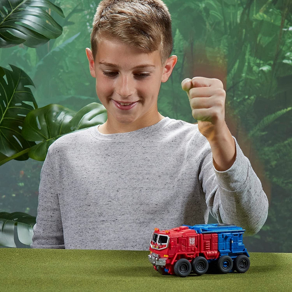 Giocattoli Transformers per il film L'Ascesa delle Bestie, Smash Changer Optimus Prime personaggio da 6, 22,5 cm Action figures Naty Shop