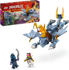 LEGO NINJAGO Riyu Il Cucciolo di Drago, Drago giocattolo con 3 mini personaggi, Giocattolo Ninja costruibile per ragazzi e ragazze di 6 anni, Regalo ricco di azione per bambini 71810 Set di costruzione Besuche den LEGO-Store Singur