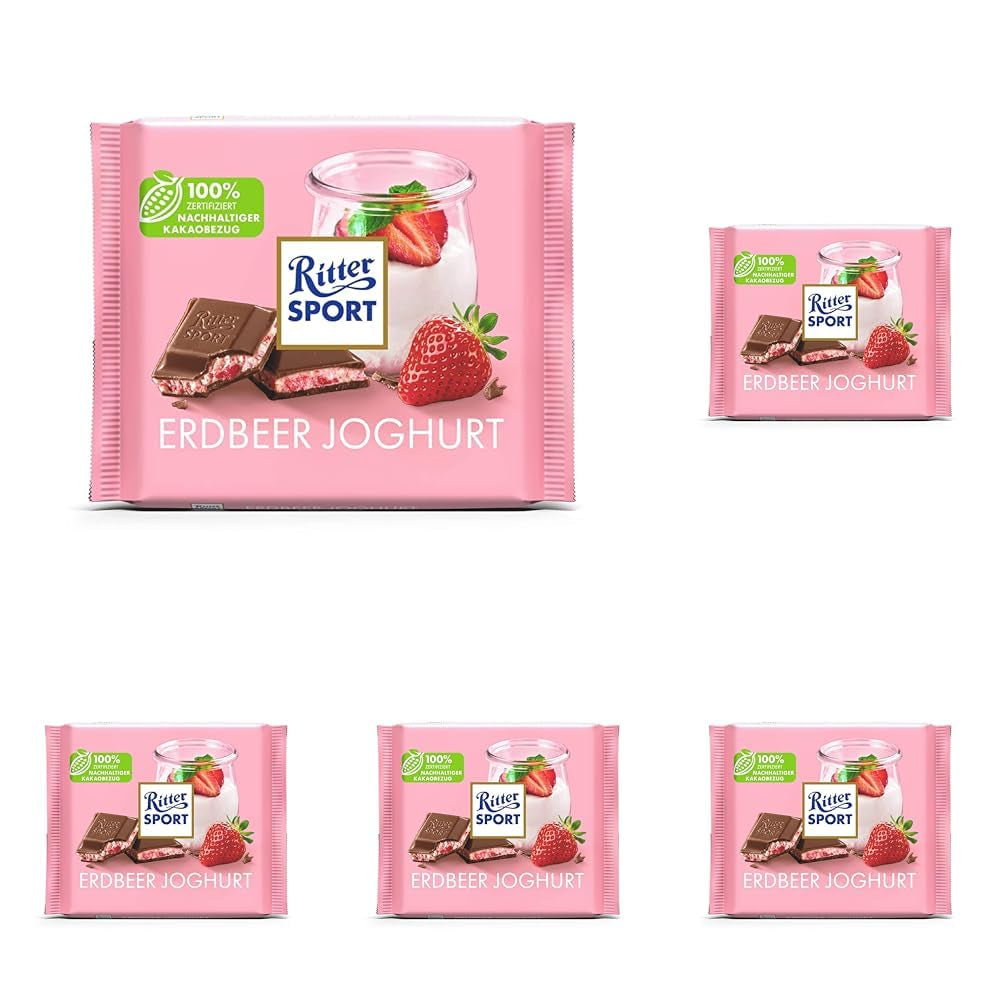 Ritter Sport 250g Cioccolato al latte alpino, Il miglior cioccolato al latte intero dal gusto cremoso, Cioccolato classico da condividere con gli amici, 11 barrette x 250g