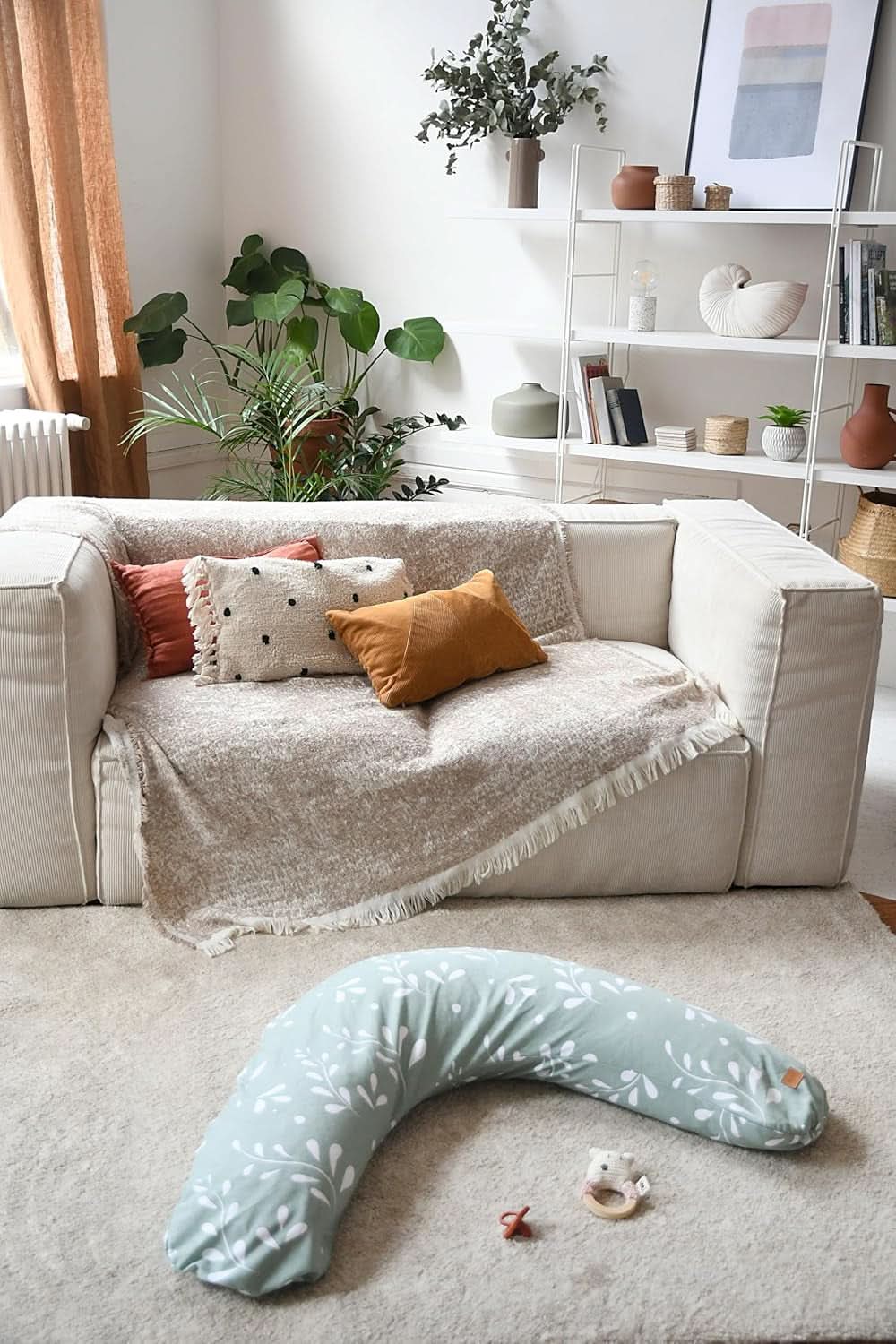 BÉABA, Big Flopsy, cuscino allattamento multifunzionale, nanna, allattamento, sostegno ottimale, relax, comfort Accessori Alimentazione e Allattamento Bebe Naty Shop