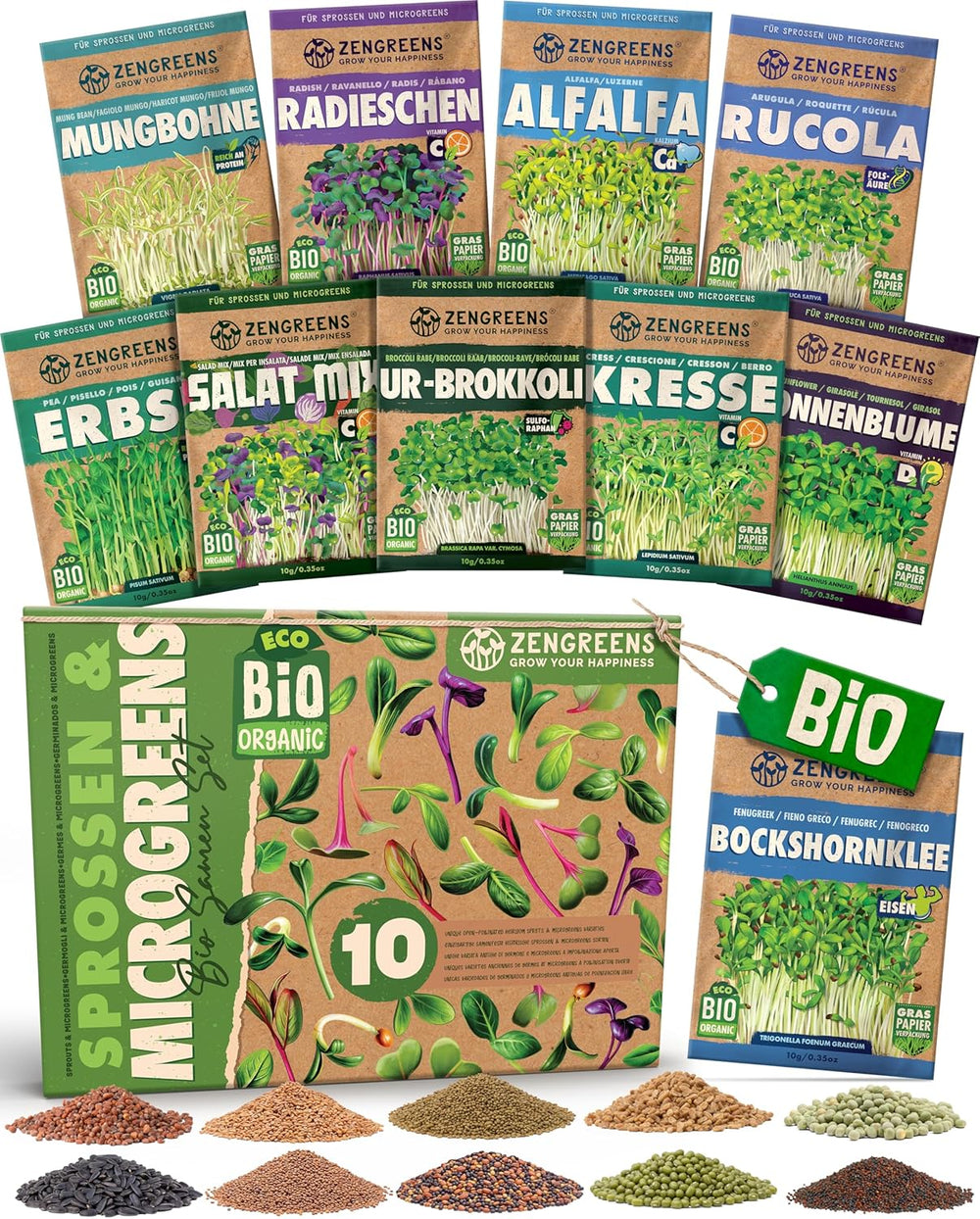 Semi di pomodoro biologico in set da 10 - 10 semi di pomodoro per una facile coltivazione in giardino, balcone o aiuola rialzata - Semi di piante - Piantine