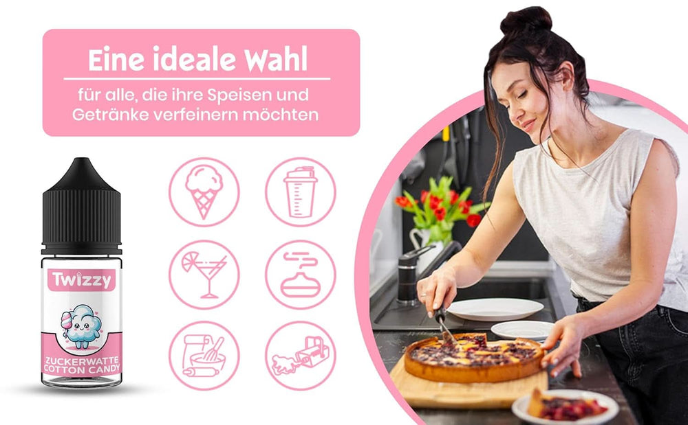 Twizzy Aroma Concentrato di Zucchero Filato, 30 ml Aromi Naty Shop