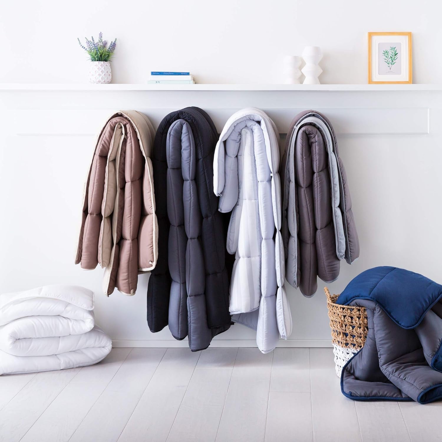 Linenspa 10.5 Tog All Season Piumino ipoallergenico in microfibra alternativa Piumini e trapunte super king size Naty Shop