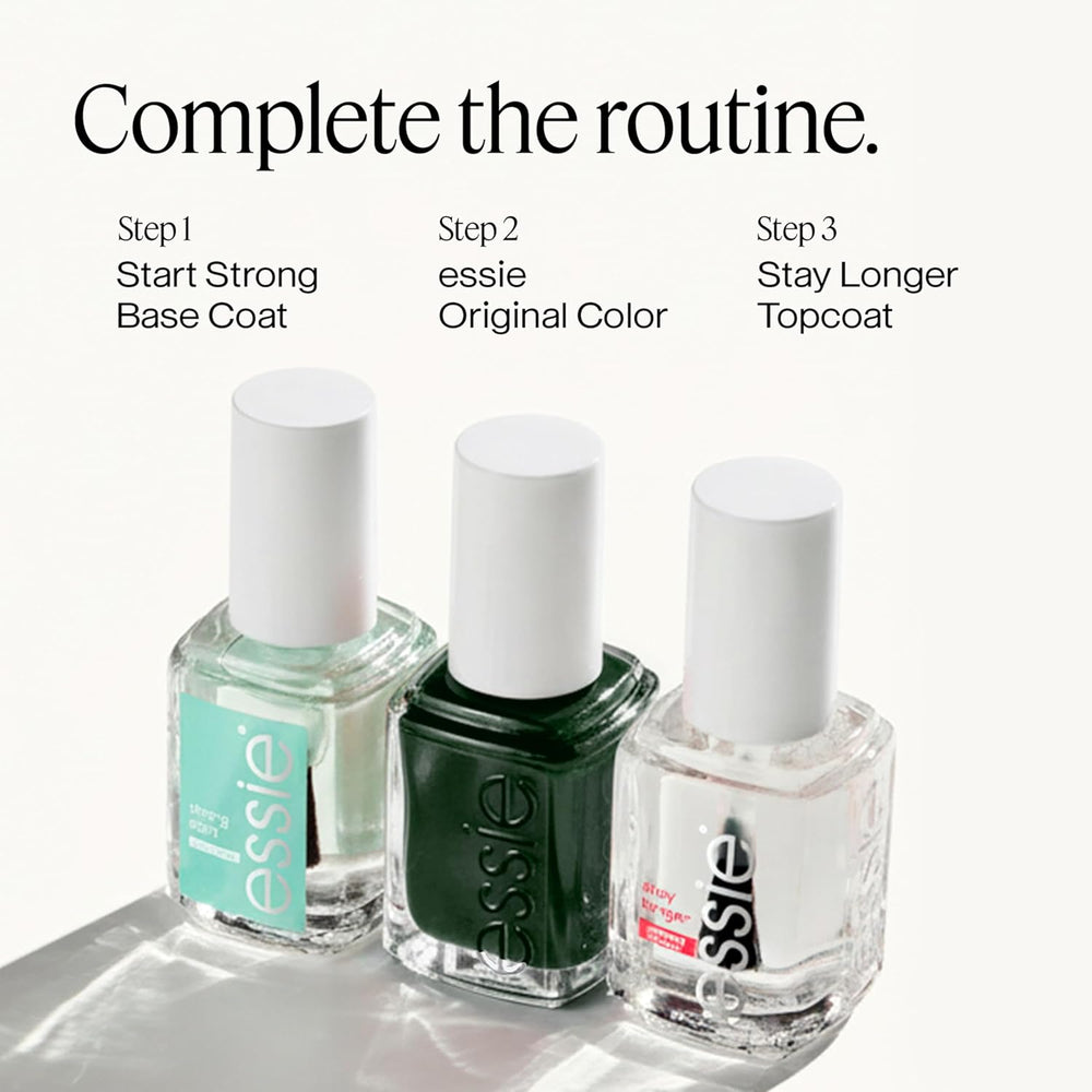 Smalto Essie dal finish cremoso per unghie dai colori intensi, n. 823 salice al vento, verde, 1 x 13,5 ml