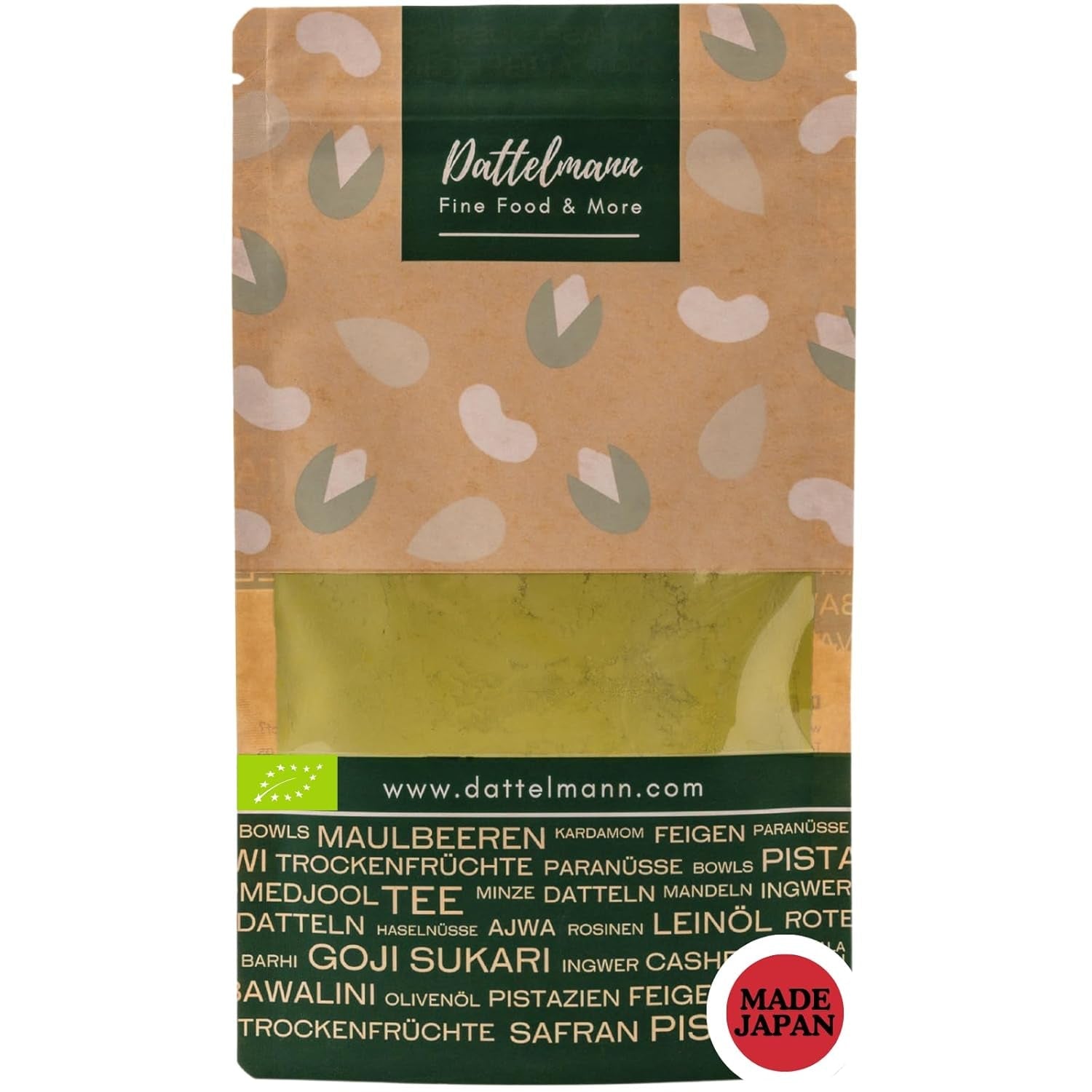 DATTELMANN® - Ceai Matcha organic pudră 100 g – Original din Japonia