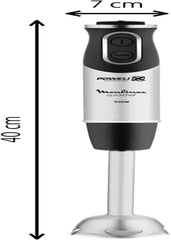 DD6558 DD655810 Quickchef Tauchmixer 3 in 1, tecnologia Powelix, 3 ripiani, acciaio inox, acciaio/nero Kitchen Naty Shop