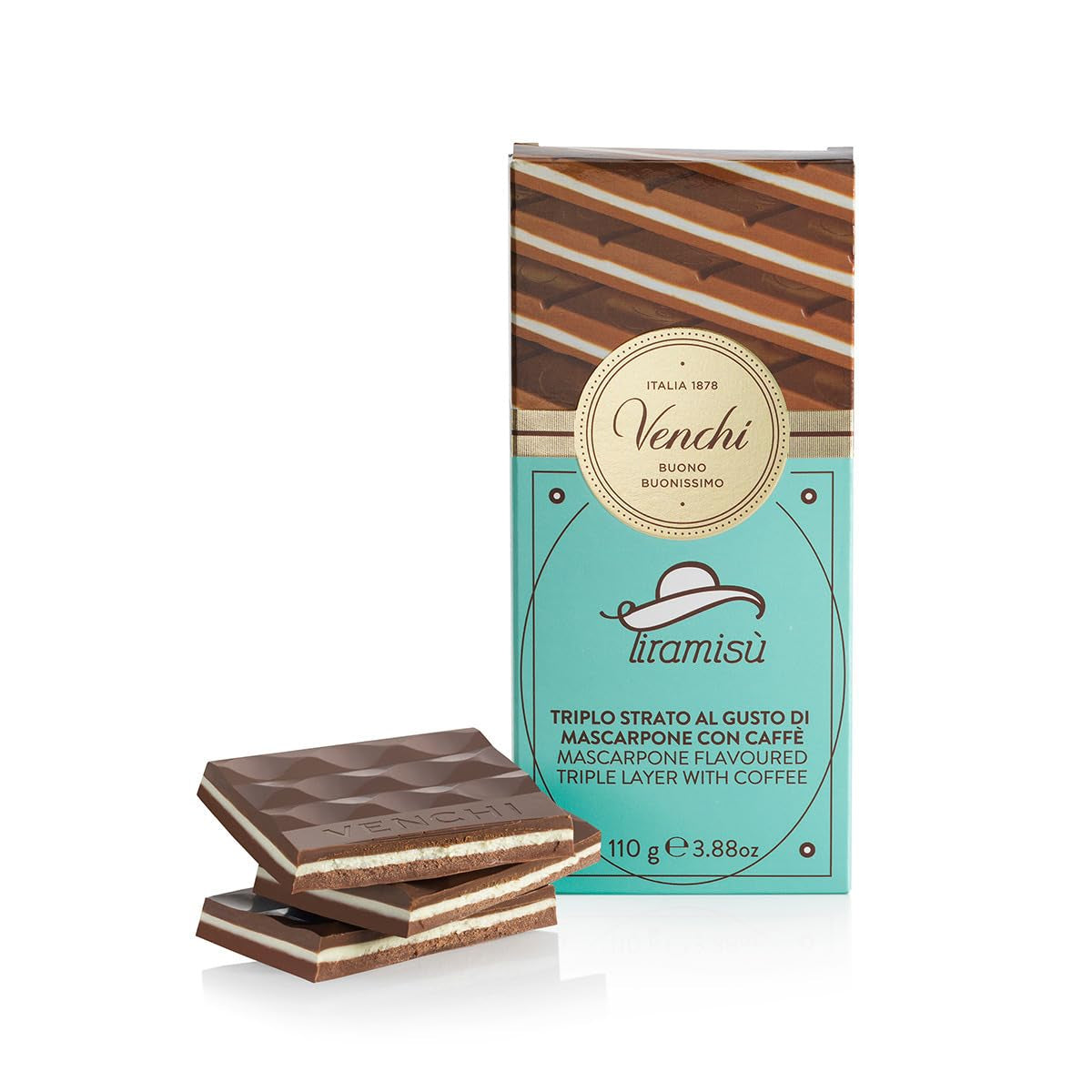 Venchi - Tiramisù al cioccolato 110g - senza glutine