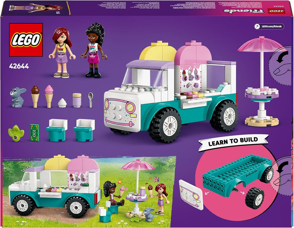 LEGO Friends Heartlake City Furgone dei gelati Set da gioco con 2 personaggi e un coniglietto Set da costruzione per bambine di 4 anni Personaggio giocattolo Minifigure Giocattolo da costruzione 42644 Set da costruzione Acquista il negozio LEGO