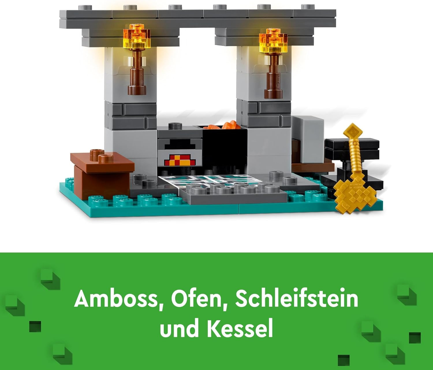 LEGO Minecraft L'Armeria Playset con personaggi degli eroi, armi giocattolo e personaggio di Alex, giocattolo d'azione per ragazzi e ragazze, regalo per giocatori e bambini di 7 anni 21252 Set da costruzione Besuche den LEGO-Store