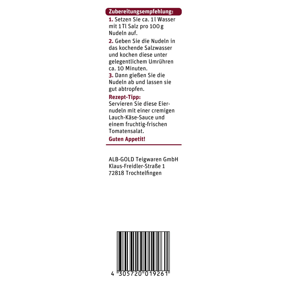 tegut... Tagliatelle all'uovo Onde - Tagliatelle a nastro, 1 x 500 g